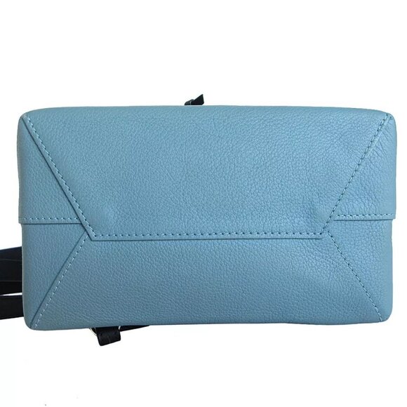 Auth LOUIS VUITTON Lockme Backpack blue-black leather - Picture 6 of 12